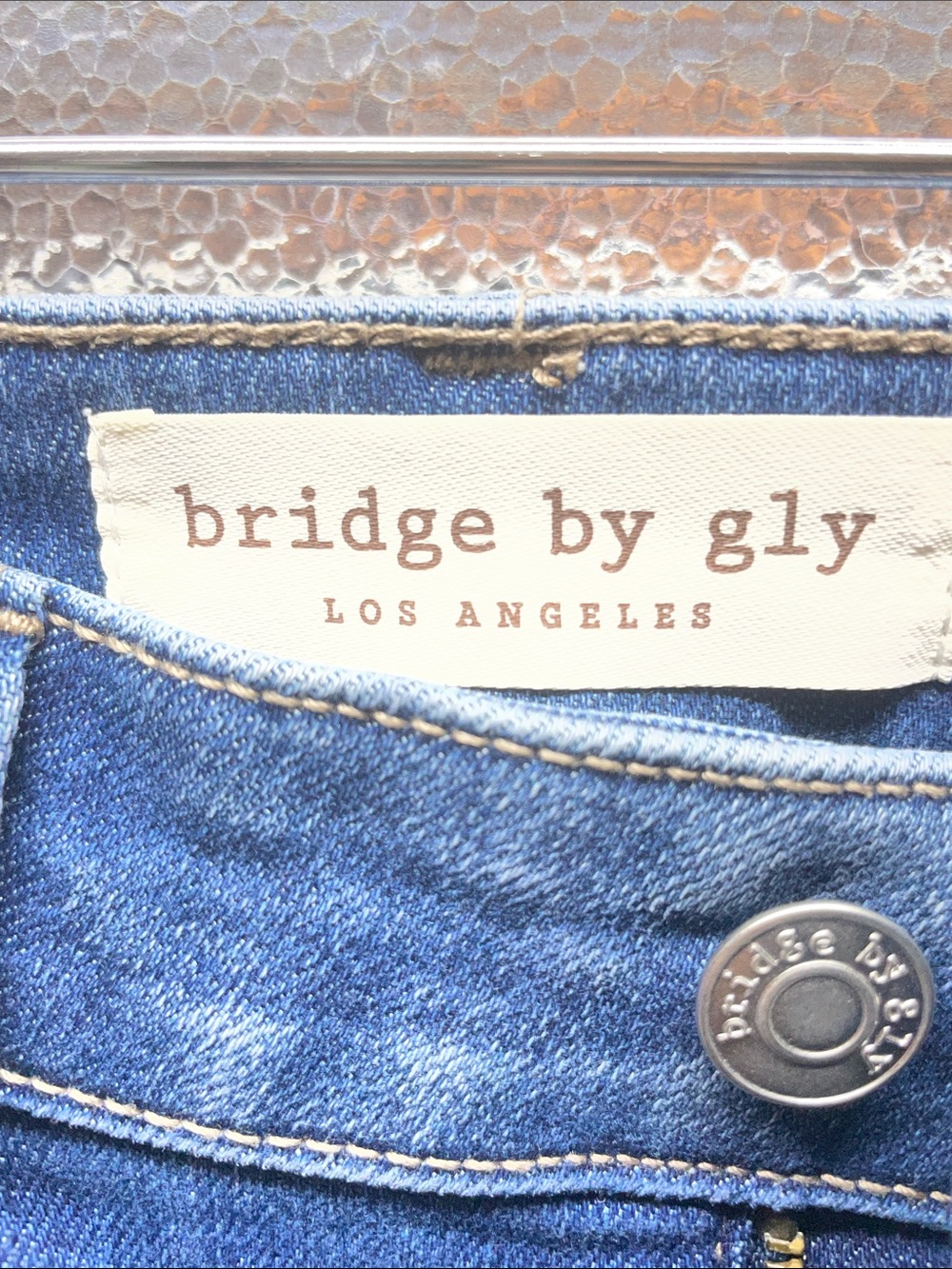 Bridge by Gly Dark Blue Barrel Jeans - Relaxed Fit - Picture 2 of 9